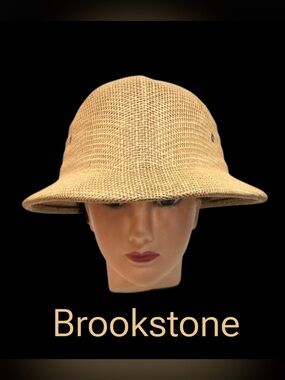 BROOKSTONE Pith Straw Helmet Hat
